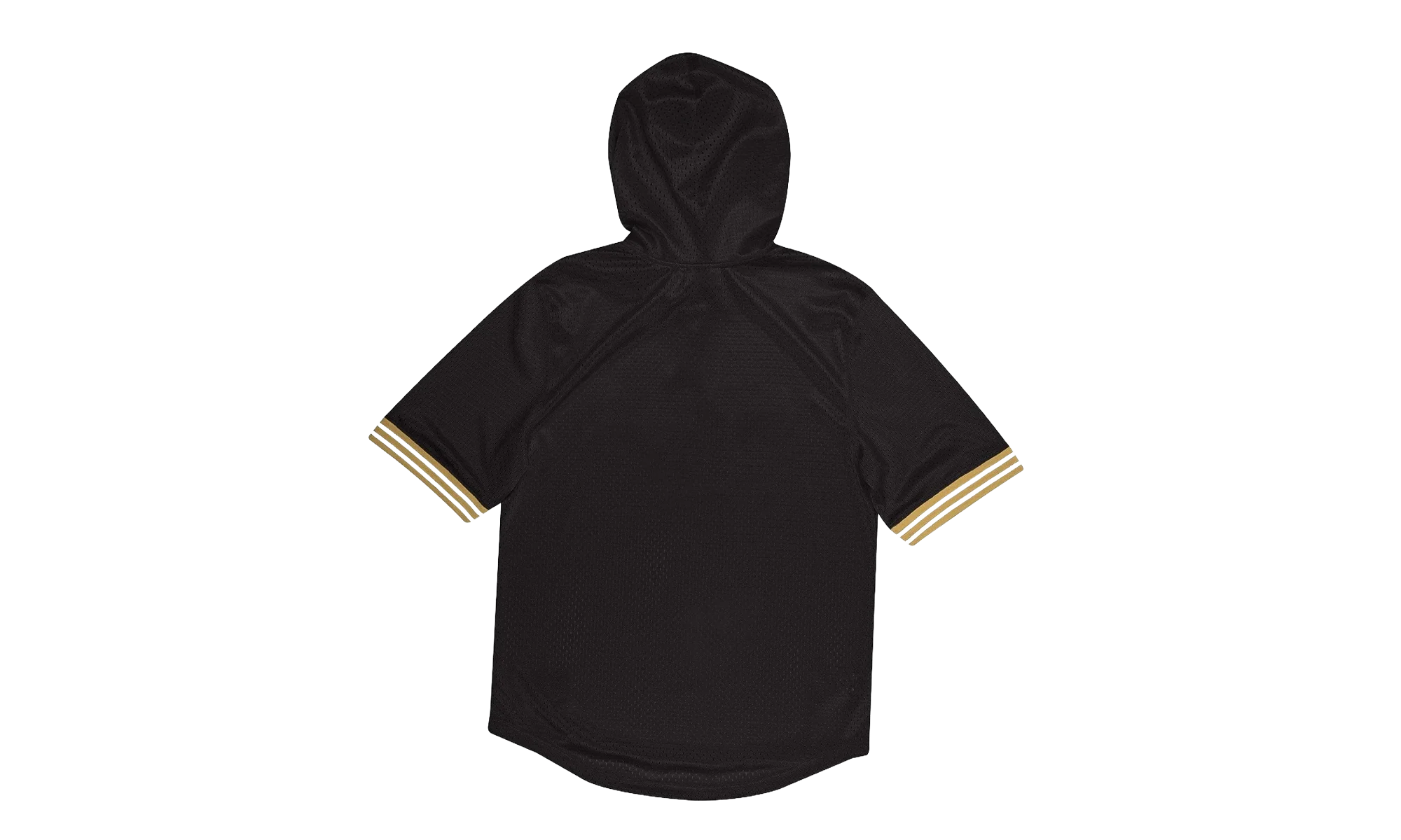 NFL Unbeaten Short Sleeve Mesh Hoodie "New Orleans Saints - Black" MSHSAJ19029 NOSBLCK