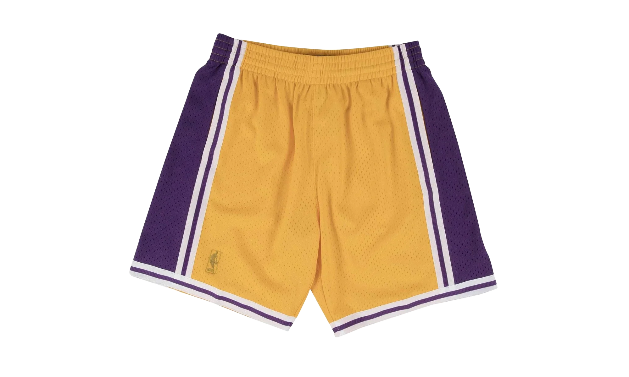 NBA Swingman Home Shorts "1996-97 Los Angeles Lakers - Light Gold" SMSHGS18236 LALLTGD96