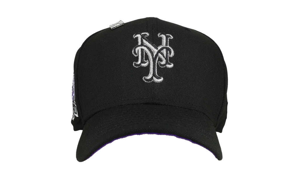 59FIFTY New York Mets 40th Anniversary Fitted Hat "Black / Purple" NE191