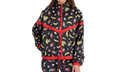 Sportswear Woven Printed Jacket WMNS "Black Red" CJ3719 010