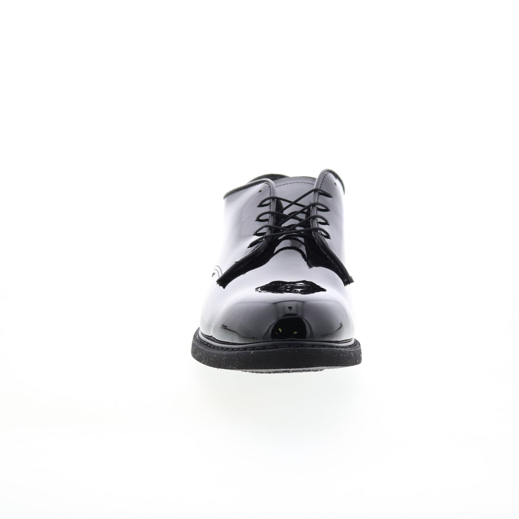Altama O2 High Gloss Oxford Tuxedo Mens Black Wide Oxfords Plain Toe Shoes