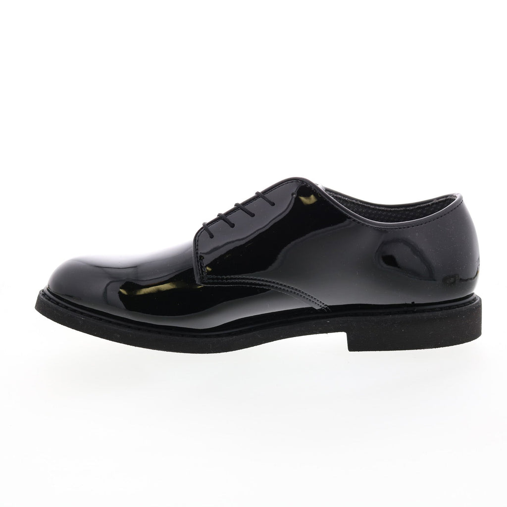 Altama O2 High Gloss Oxford Tuxedo Mens Black Wide Oxfords Plain Toe Shoes
