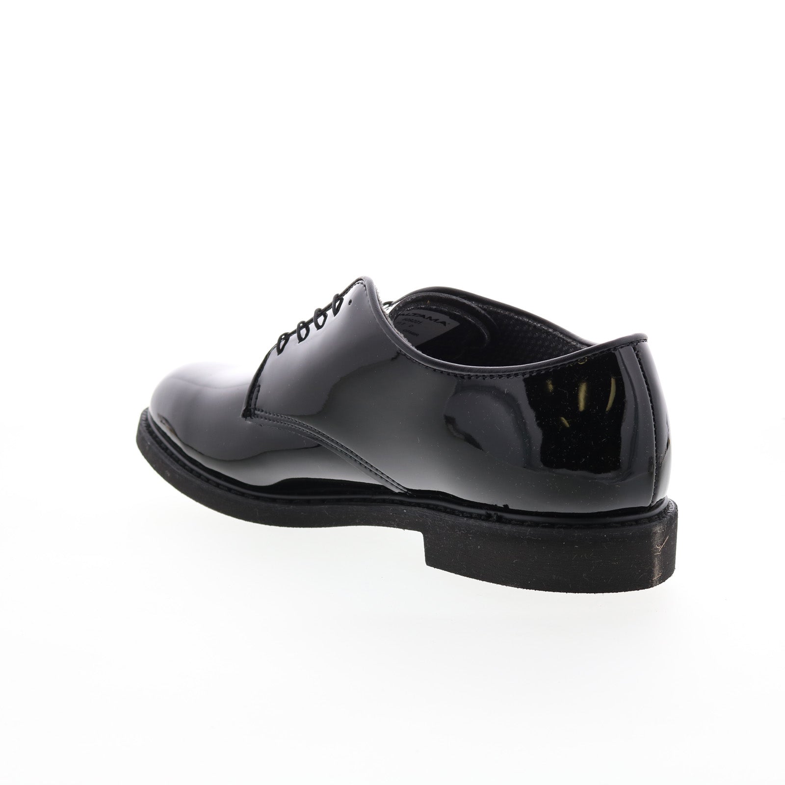 Altama O2 High Gloss Oxford Tuxedo Mens Black Wide Oxfords Plain Toe Shoes