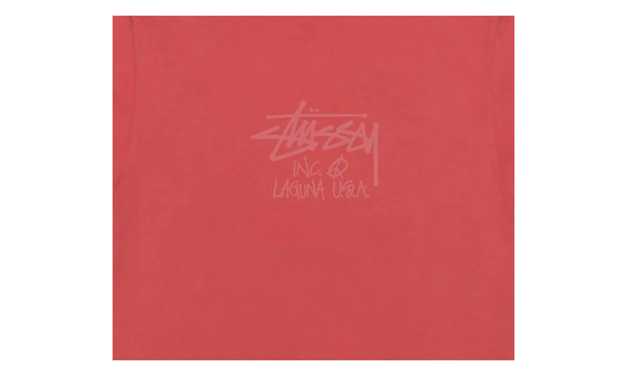 Laguna USA Pigment Dyed Tee "Guava" STUS390