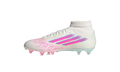 F50 League Mid-Cut FG/AG WMNS "Sparkfusion White Lucid Pink" JI0013
