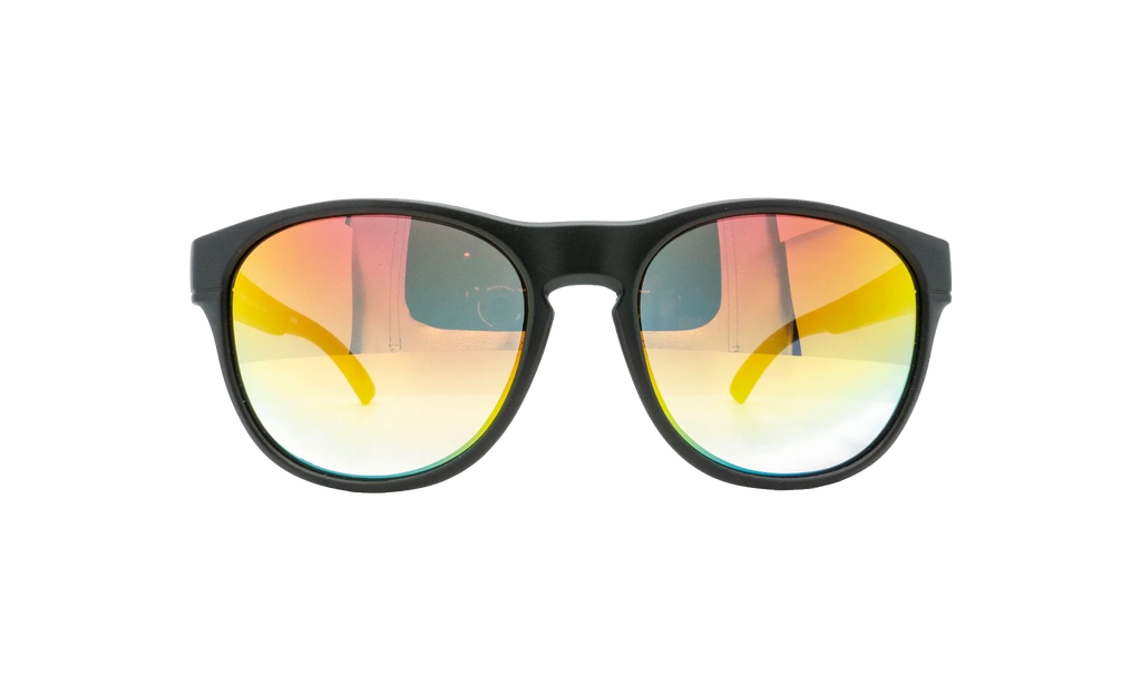 Glimpse RL Sunglasses "Rainbow Mirror - Satin Black" 8600112 010193