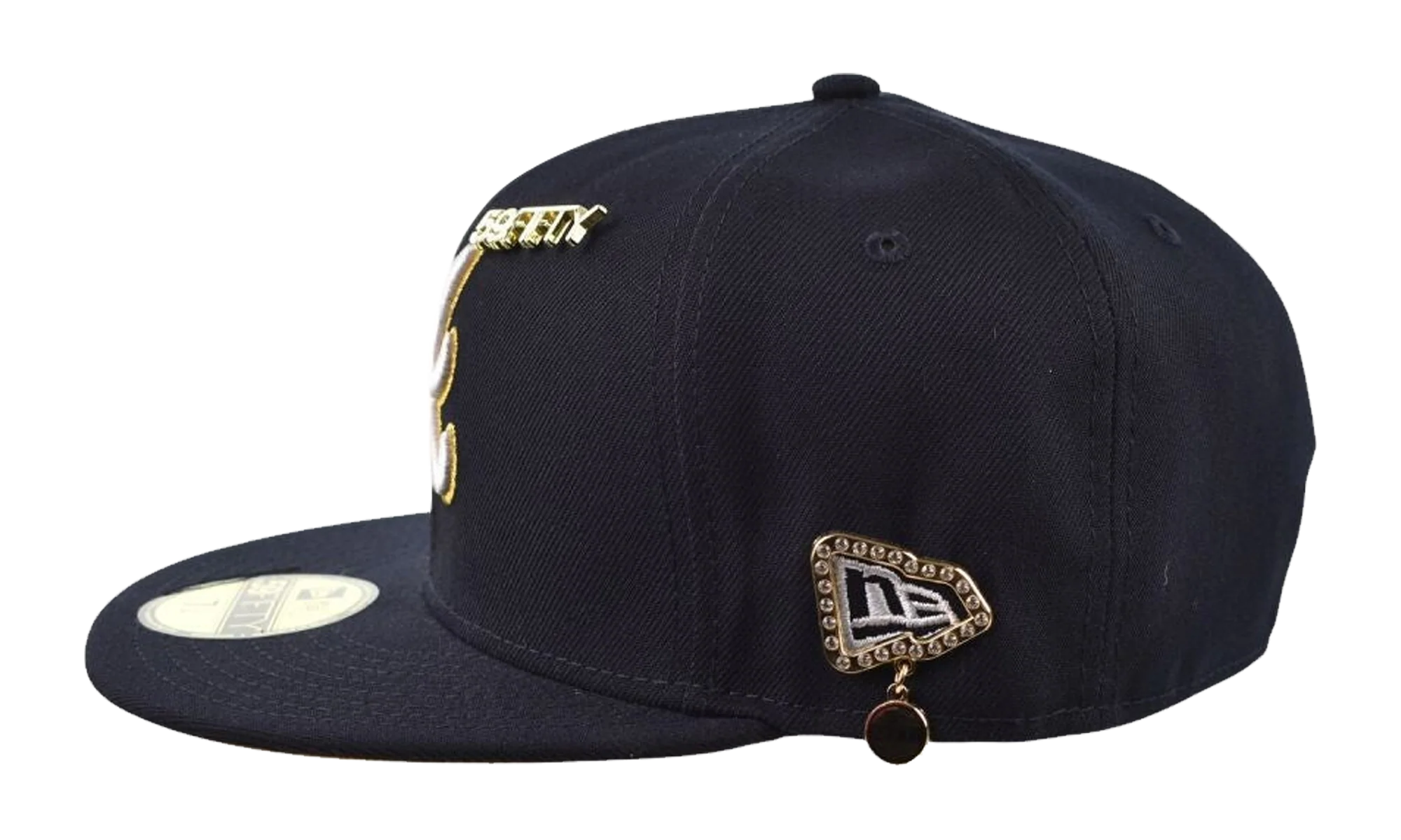 59FIFTY Atlanta Braves Fitted Hat "Navy / Gold" 60750701