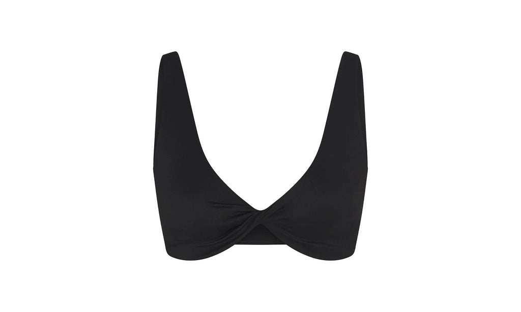 Matte TWIST-FRONT BRA "Nike - Obsidian" SKM058