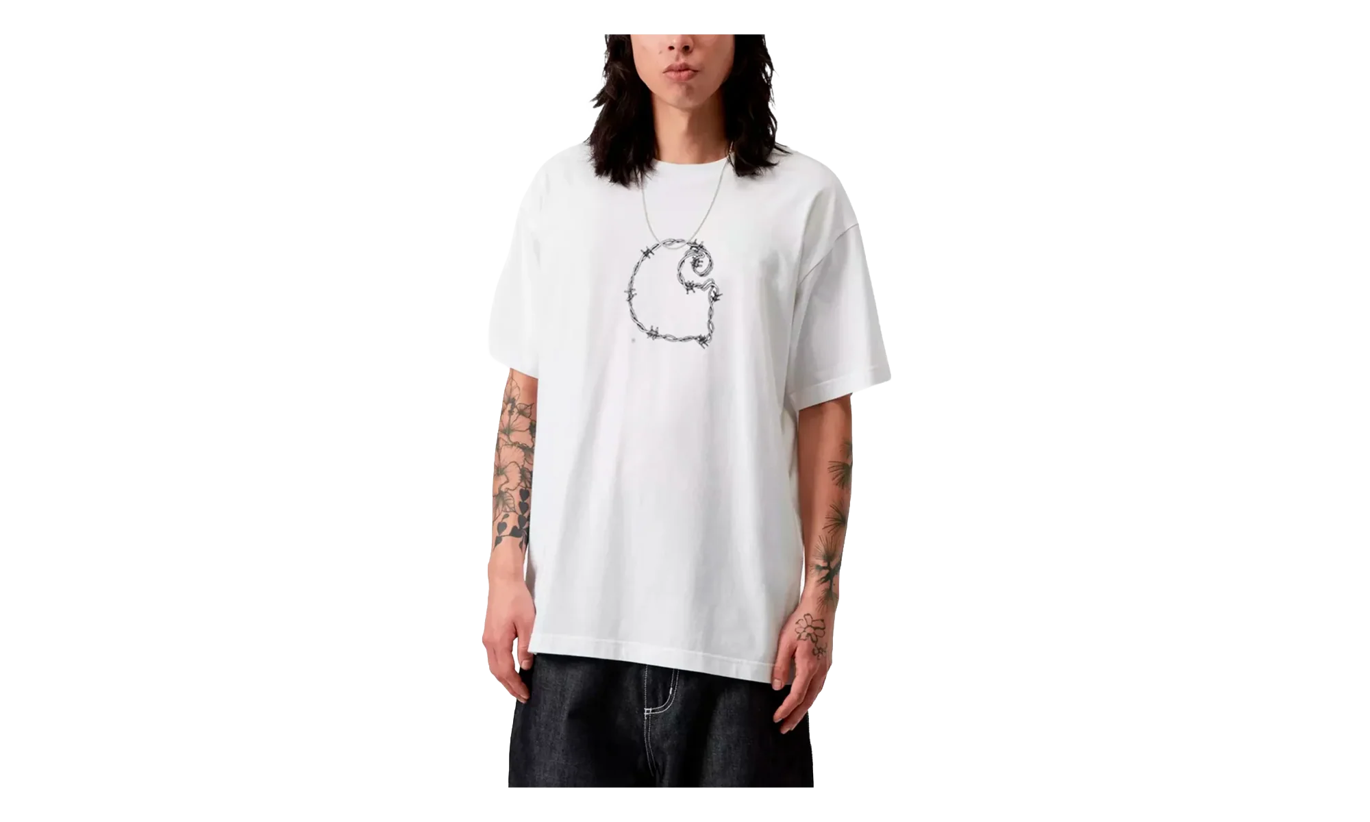 Barbwire C Tee "White" I036237 02 XX