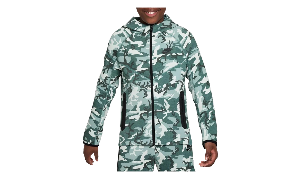 Sportswear Tech Fleece Full Zip GS "Green Camo" FN9118 361