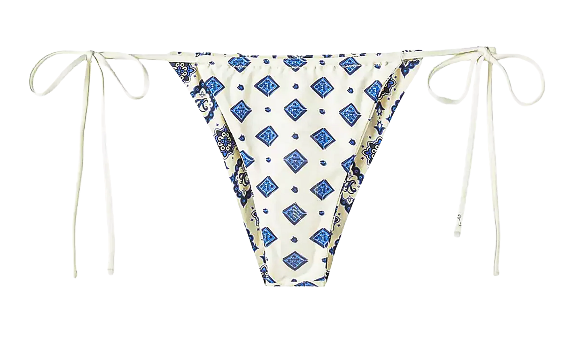 Tova Baroque Tile Tie Bottom "White" KITH53
