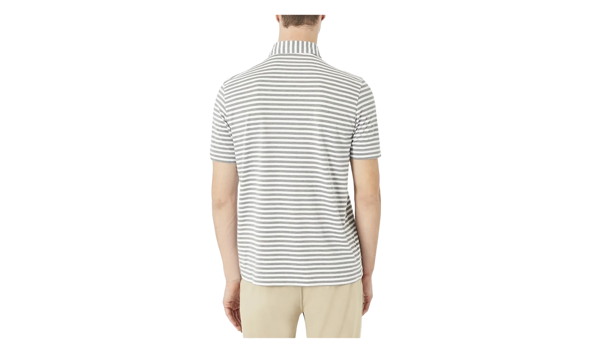 Speed Stripe Polo Shirt "White" 434038 100