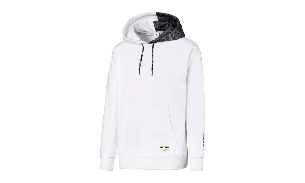 LES BENJAMINS HOODIE "Puma White" 595470 02