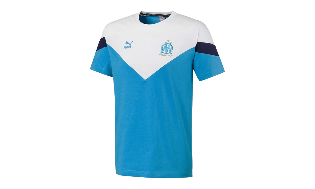 Iconic MCS Tee "Olympique de Marseille - Bleu Azur" 756726 02