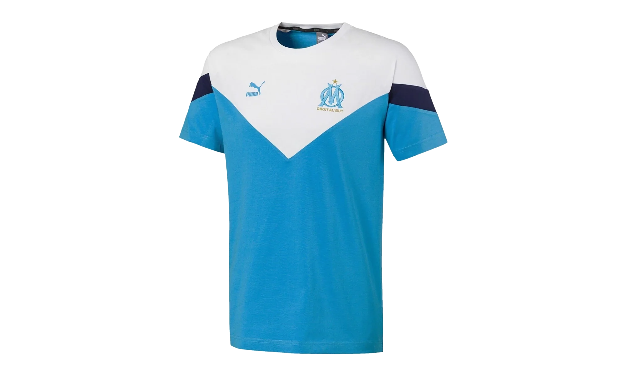 Iconic MCS Tee "Olympique de Marseille - Bleu Azur" 756726 02