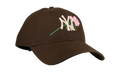 9TWENTY New York Yankees Premium Adjustable Hat "Walnut / Rose" NE334