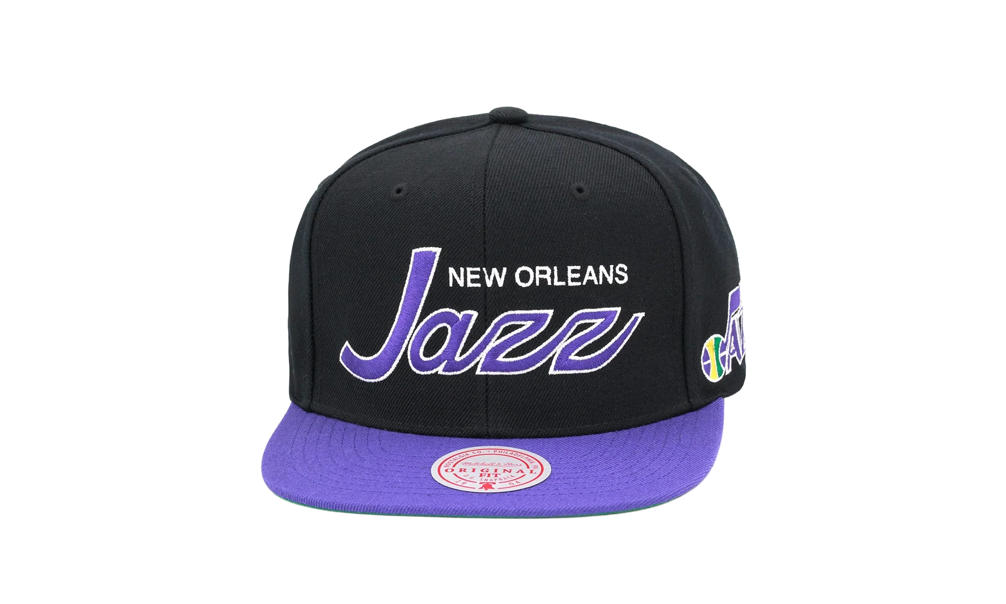 NBA Hardwood Classics Script 2.0 Snapback Cap "Utah Jazz - Black" HHSS3282 UJAYYPPPBLCK
