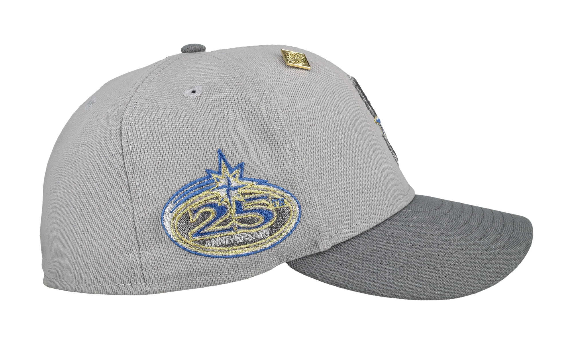 59FIFTY Seattle Mariners 25th Anniversary Fitted Hat "Grey / Ice Blue" NE372