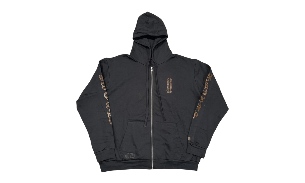 1988 Zip Up Hoodie Glitter "Black / Brown Glitter" CHRM0716