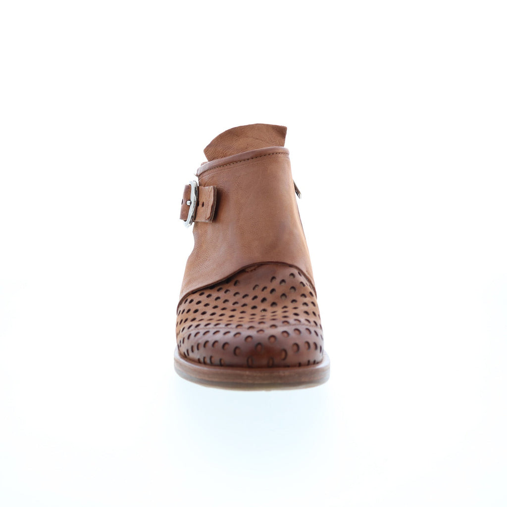 Zari 630253-101 Womens Brown Leather Ankle & Booties Boots