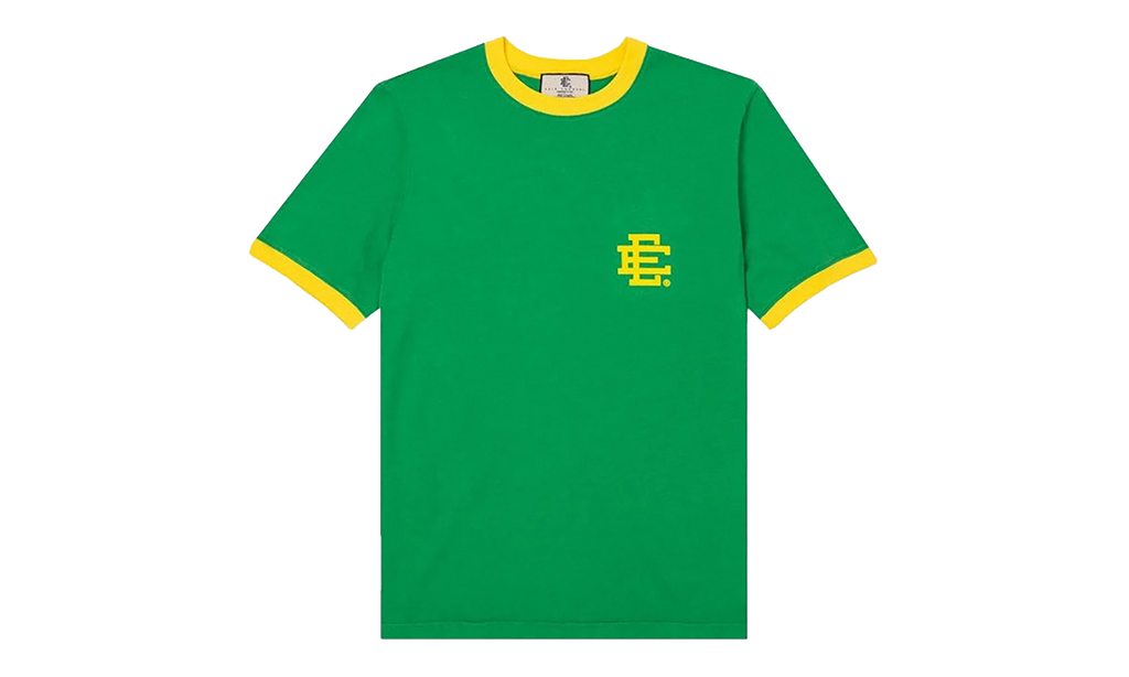 EE Ringer T-Shirt SS23 "Green / Yellow" EE367