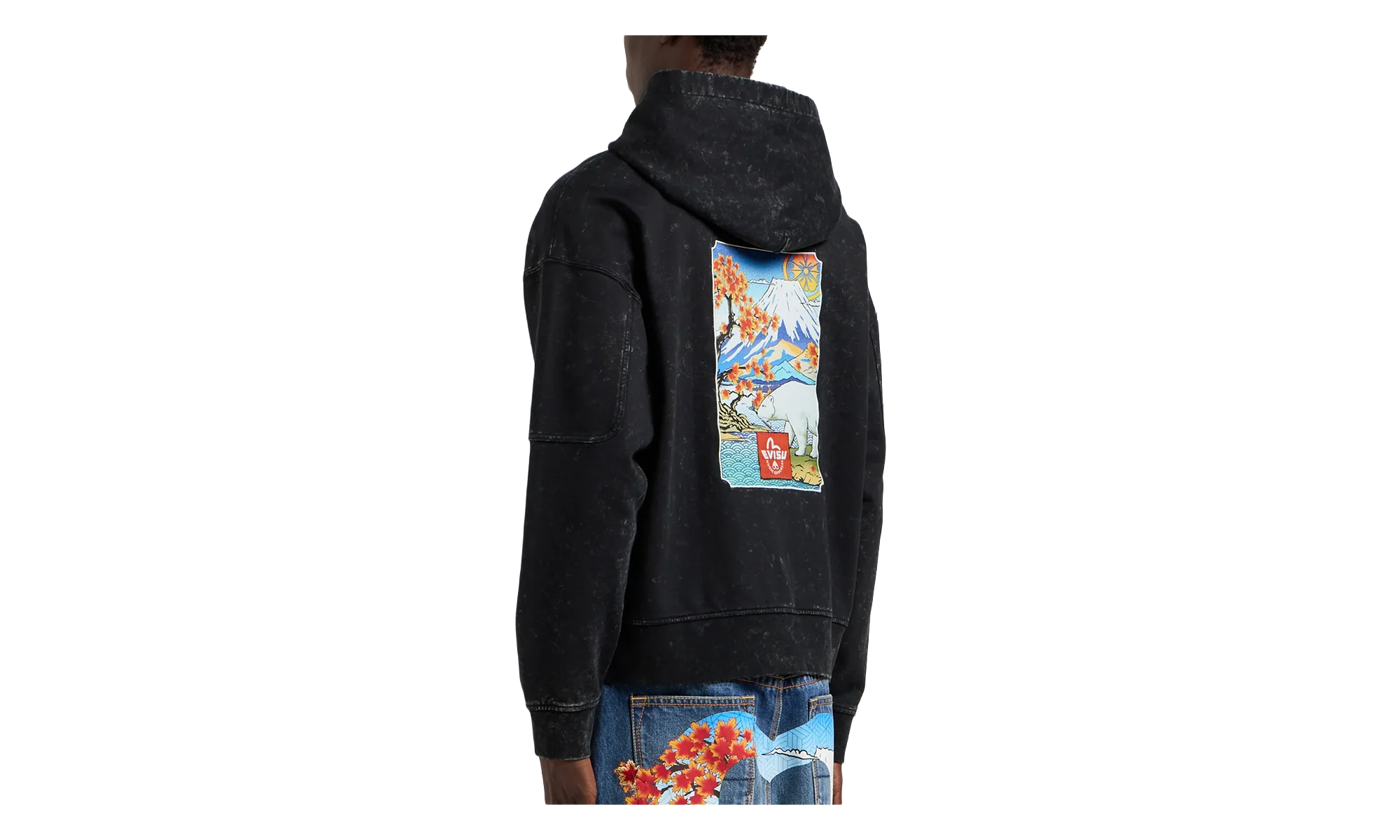 Hoodie "Evisu - Black" M35MS681EV 292