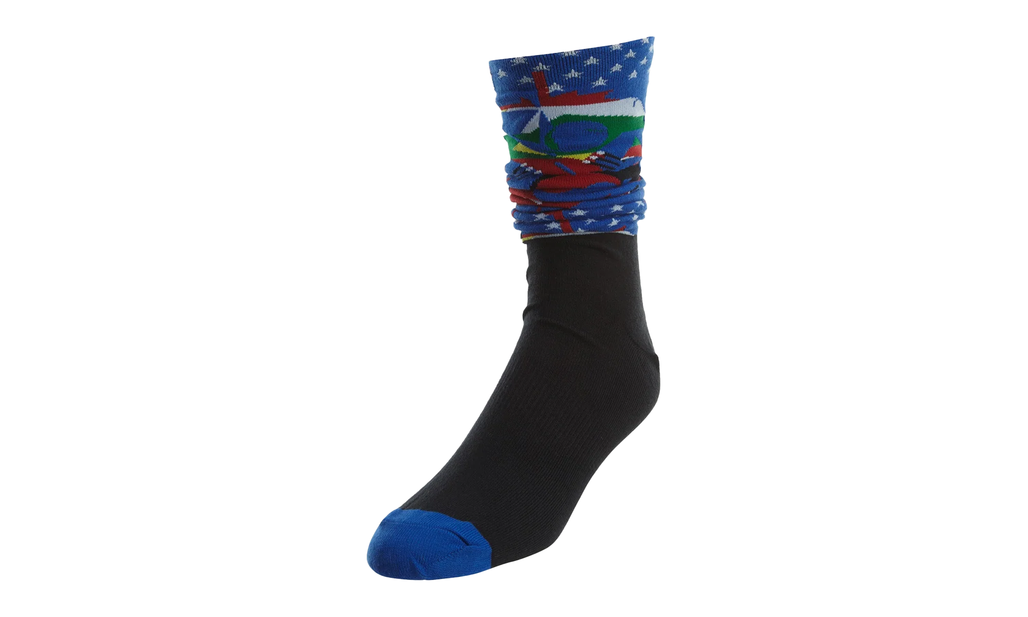 Jordan 9 Low Crew Socks "Royal Blue Black" 806411 010