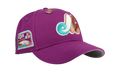 59FIFTY Montreal Expos Olympic Stadium Fitted Hat "Purple Metallic" NE437