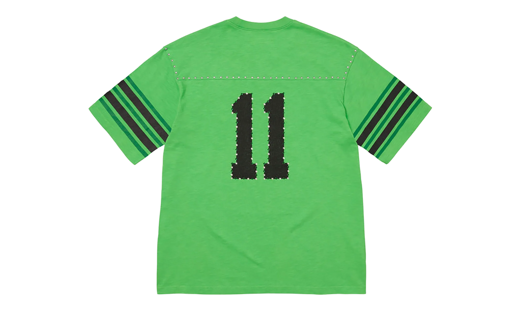 Studded S/S Football Top "SS26 - Green" SU27032