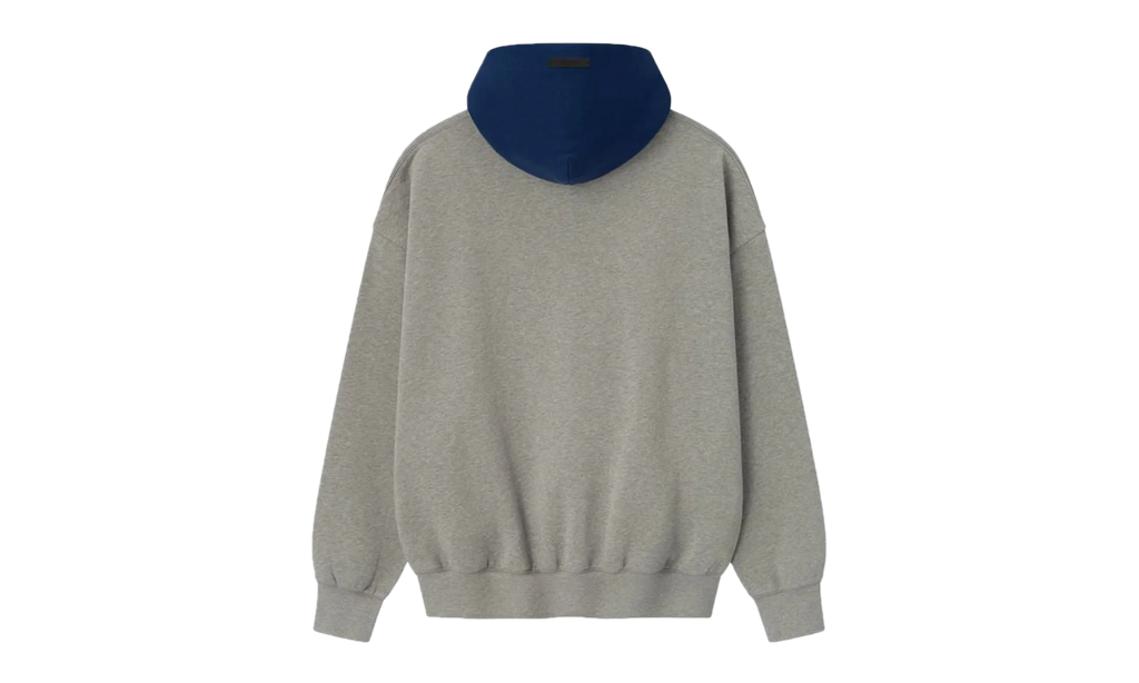 NBA SPORTS FIT HOODIE "CONCRETE HEATHER / ESTATE BLUE" 192NB256402F