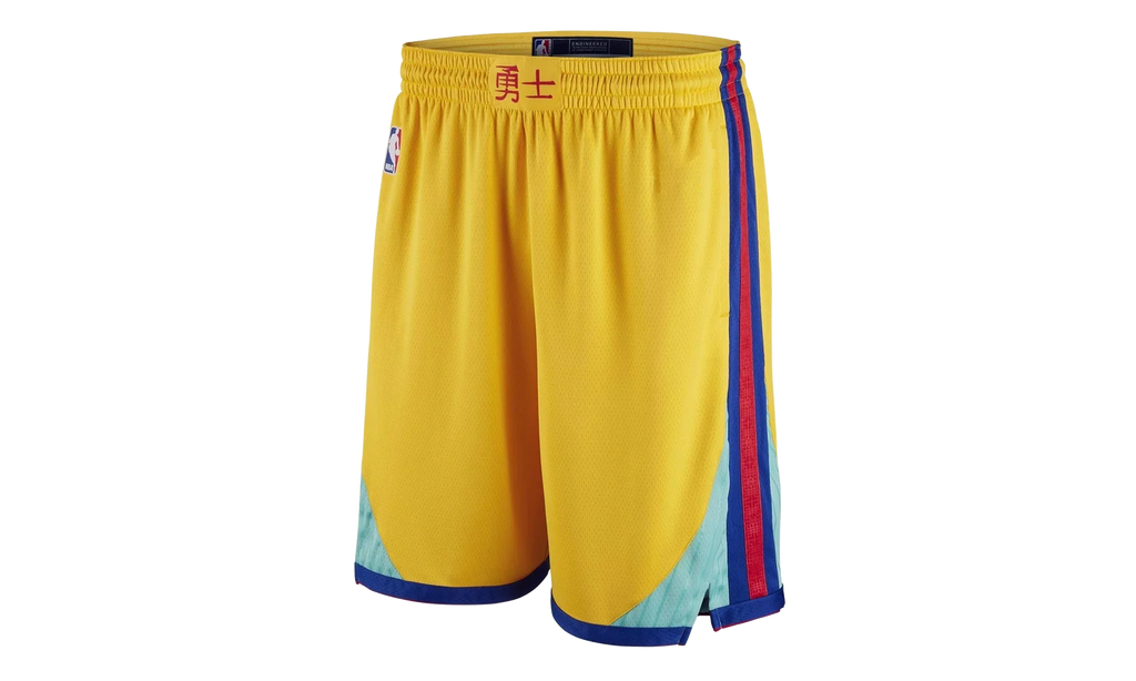 NBA Chinese Heritage Shorts GS "Golden State Warriors - Yellow" 9Z2B7BAKK WAR