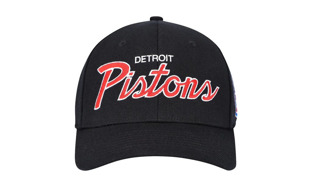 NBA Team Script 2.0 Stretch Snapback Cap "Detroit Pistons - Black" HHSS3281 DPIYYPPPBLCK