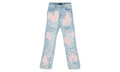 Who Decides War Jeans "Blue Easter Pink" 251389M186006