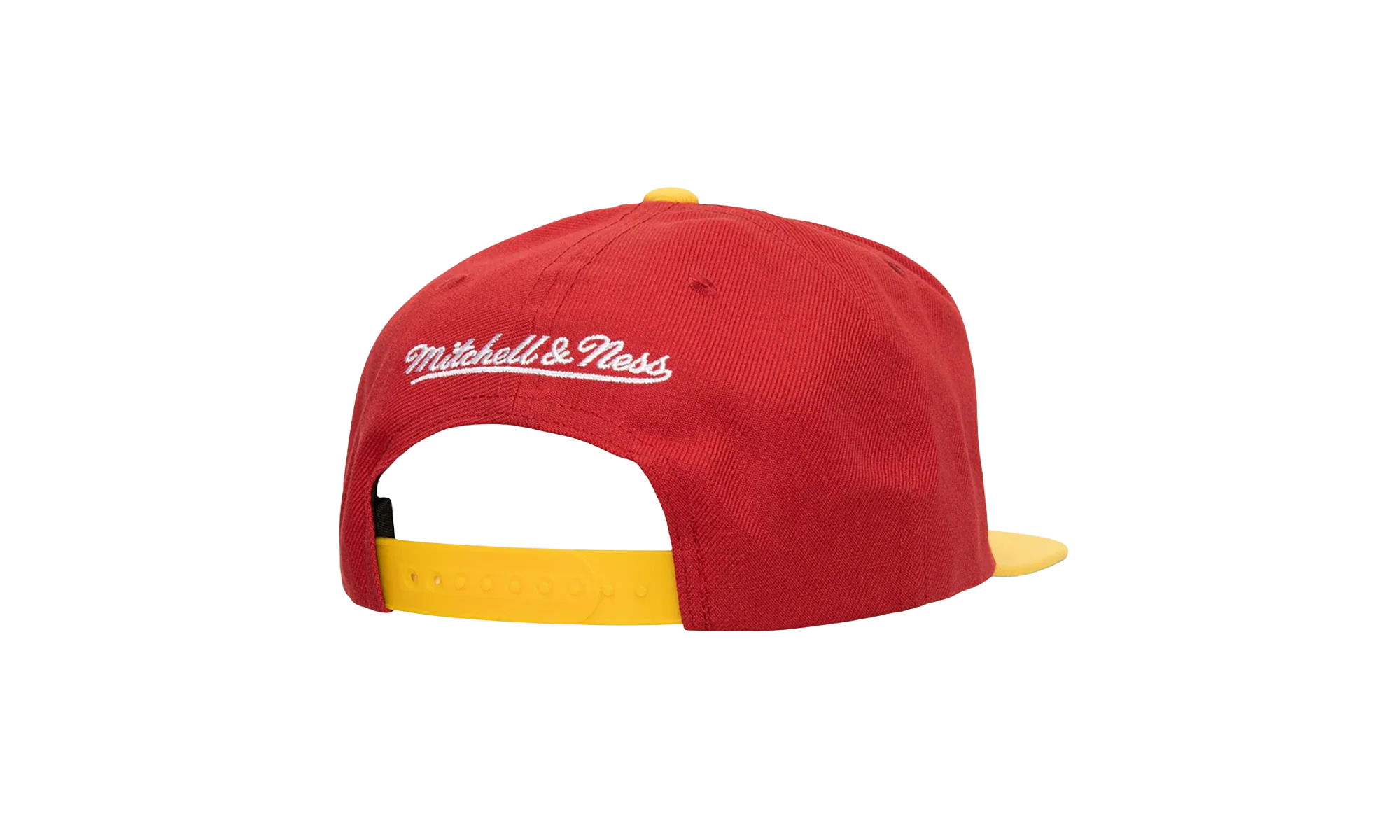NBA Hardwood Classics Logo Bill Snapback Cap "Houston Rockets - Red / Yellow" HHSS4528 HROYYPPPRDYW
