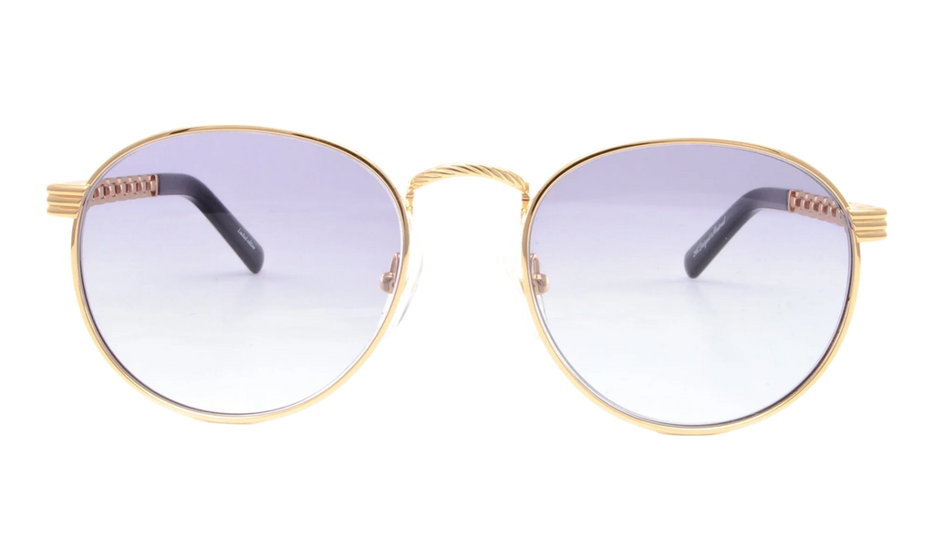 Miami Vice Equestrian Edition 24KT "Yellow Gold / Mauve Gradient Flash Silver" EQMV2 0004 20C2