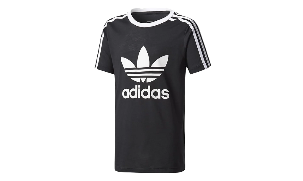 3 Stripes Tee GS "Black / White" BQ3945