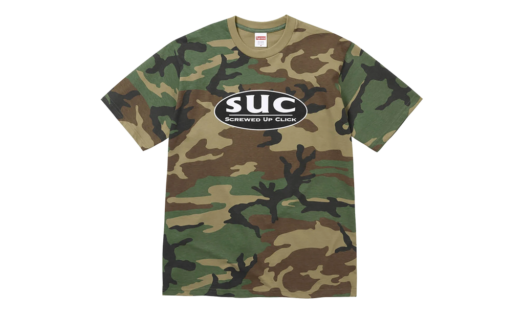 DJ Screw SUC Tee "SS26 - Woodland Camo" SU27361