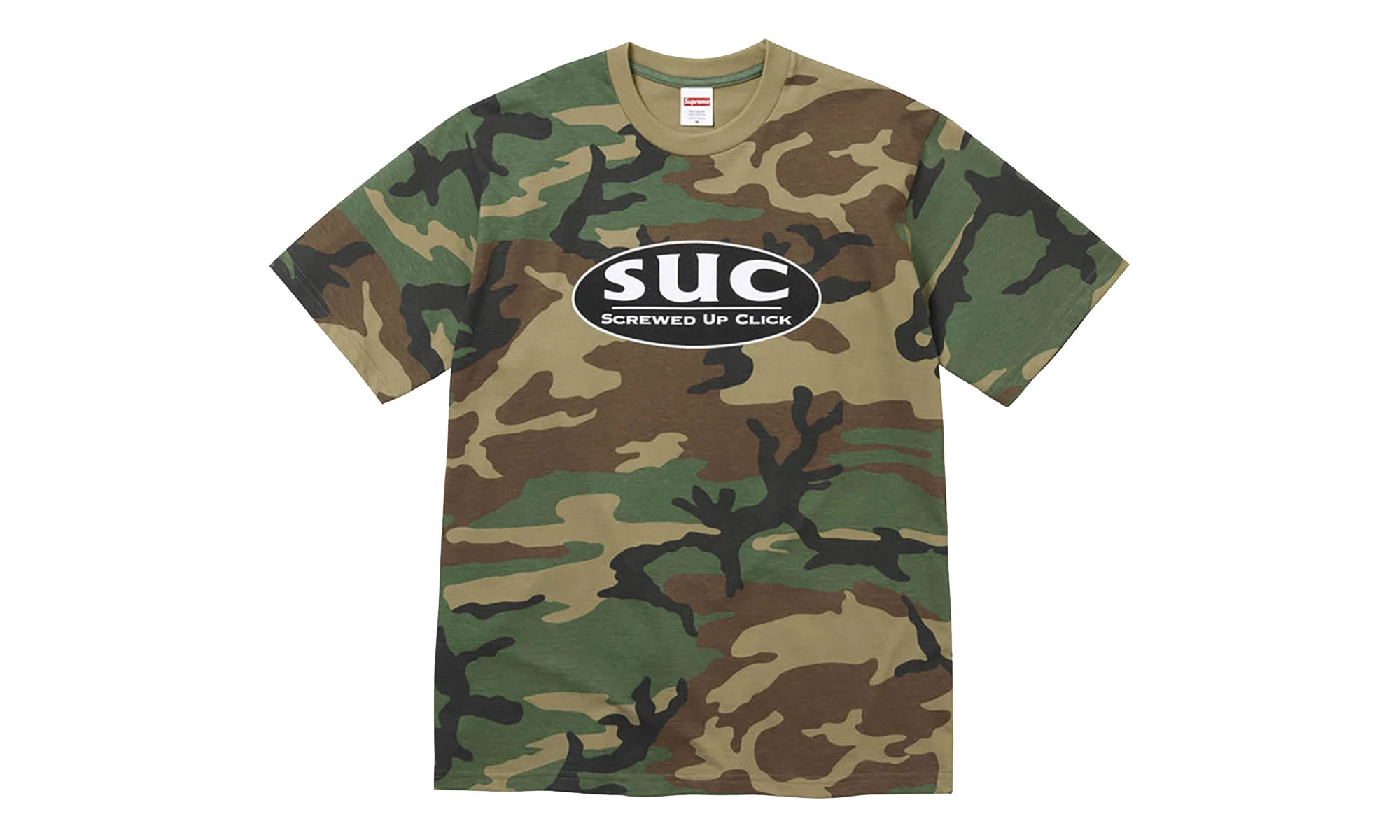 DJ Screw SUC Tee "SS26 - Woodland Camo" SU27361