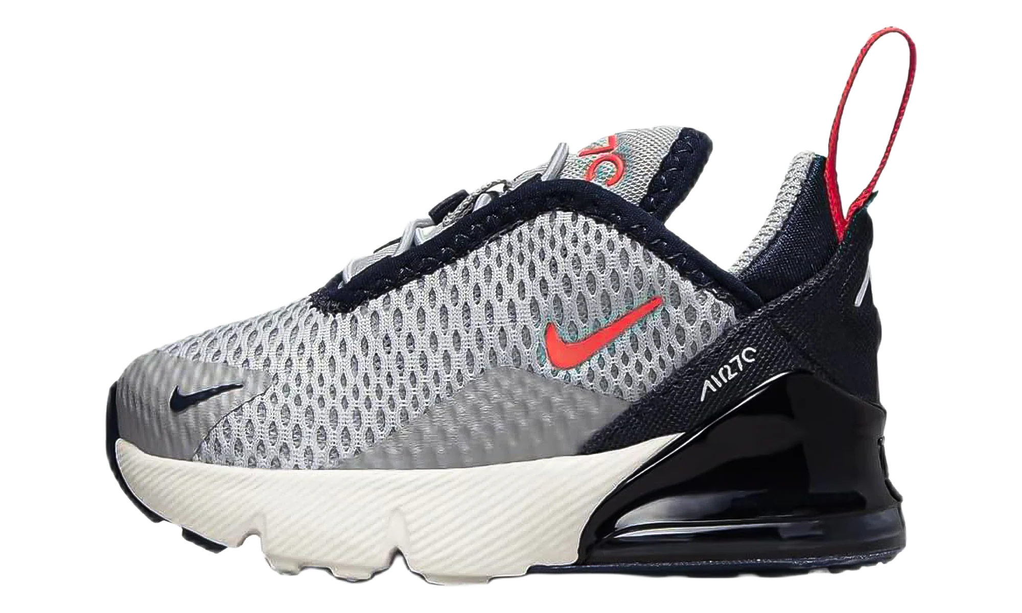 Air Max 270 TD "Light Smoke Grey Bright Crimson" DD1646 028