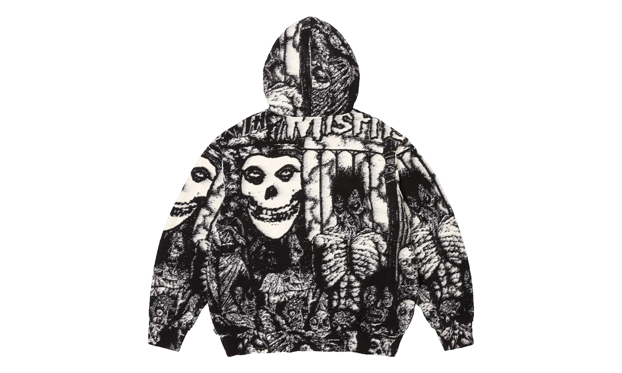 The Misfits® Zip Up Hooded Sweater "SS26 - Black" SU27403