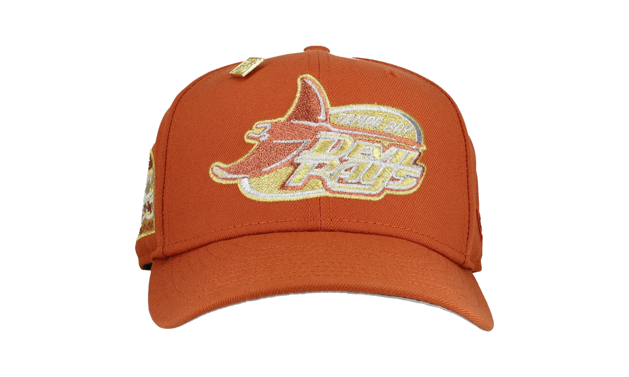 59FIFTY Tampa Bay Rays Tropicana Field Fitted Hat "Burnt Orange Gold" NE388