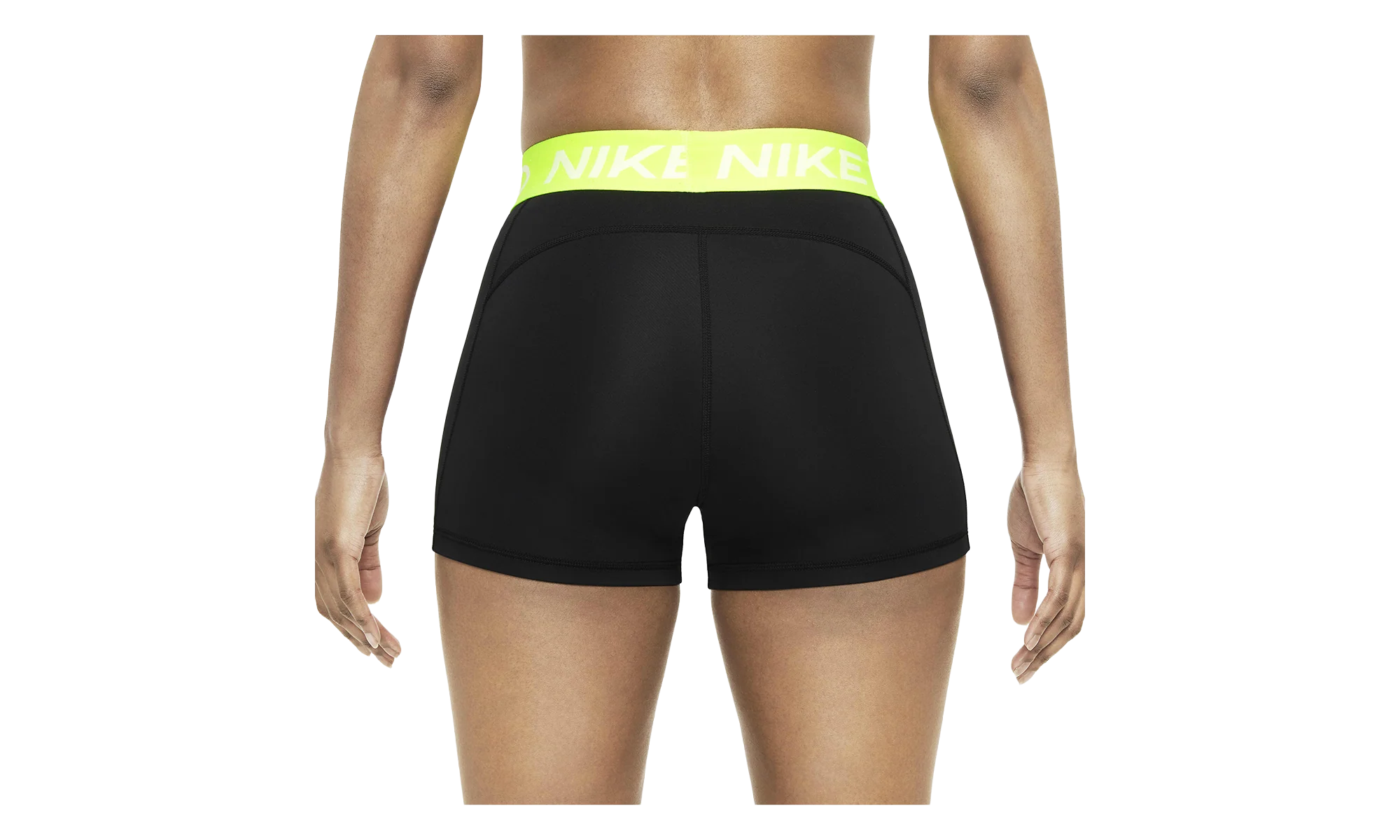 Pro 3" Shorts WMNS "Black / Volt" CZ9857 013