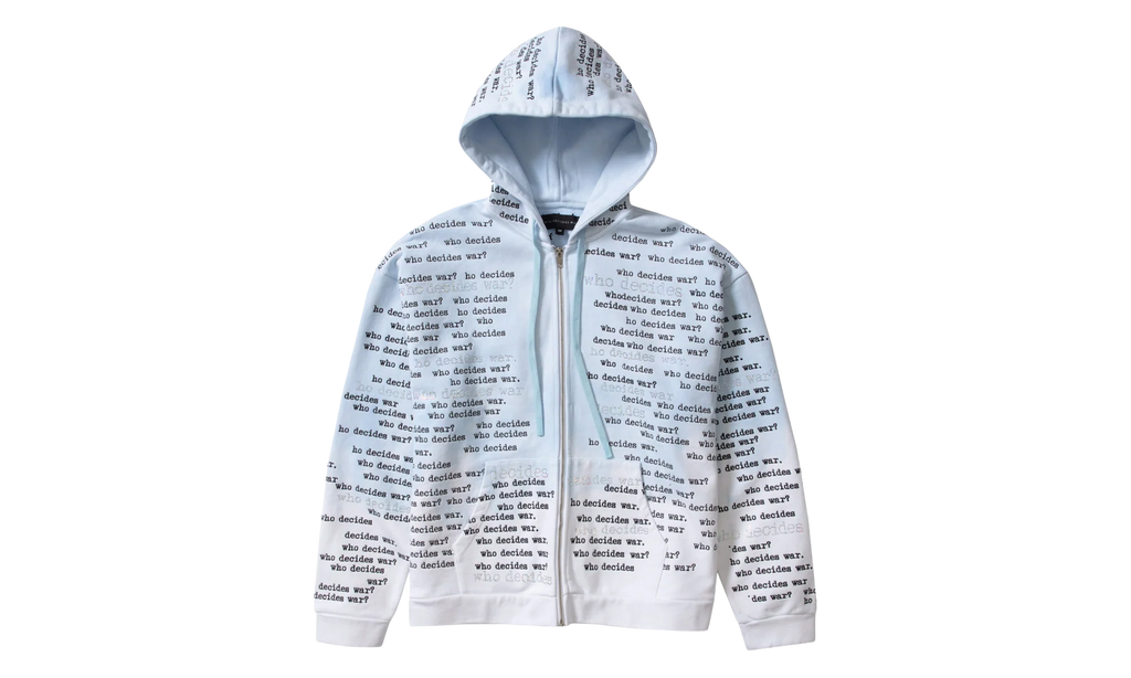 Scripture Zip Up Hoodie "Light Blue" DIGY93S3