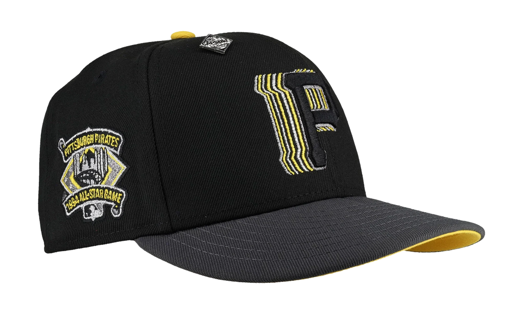 59FIFTY Pittsburgh Pirates 1994 All Star Game Trippy Metallic Fitted Hat "Black / Graphite" NE352