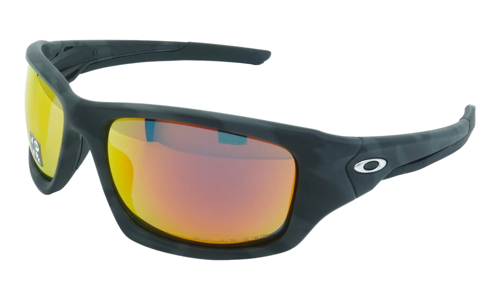Valve Polarized Sunglasses "Matte Black Camo / Ruby Iridium Polarized" OO9236 31