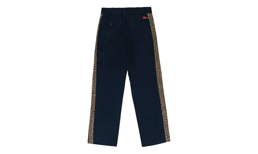 CONTRAST LEOPARD SIDE STRIPE PANTS "Dickies - Navy" DOC UBTM 0004