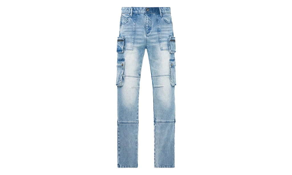 Slate Cargo Skinny Jeans "Vintage Indigo" MF23D678 B1839VNTI
