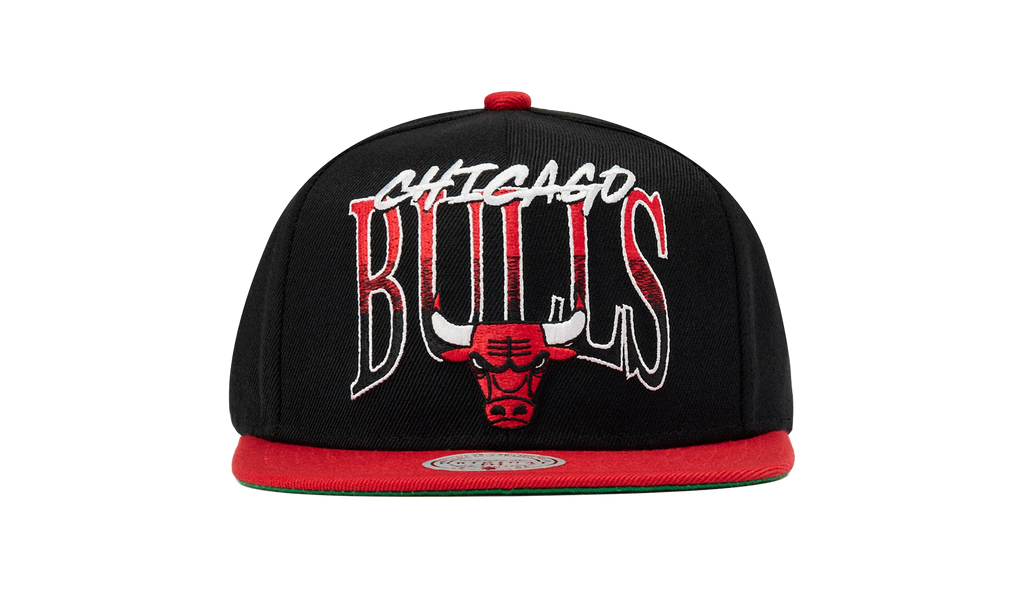 NBA Rise Up Snapback Cap "Chicago Bulls - Black" HS8507 CBUBLCK