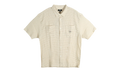 Crinkled Check Short Sleeve Shirt "TAN" 1110371 TANN