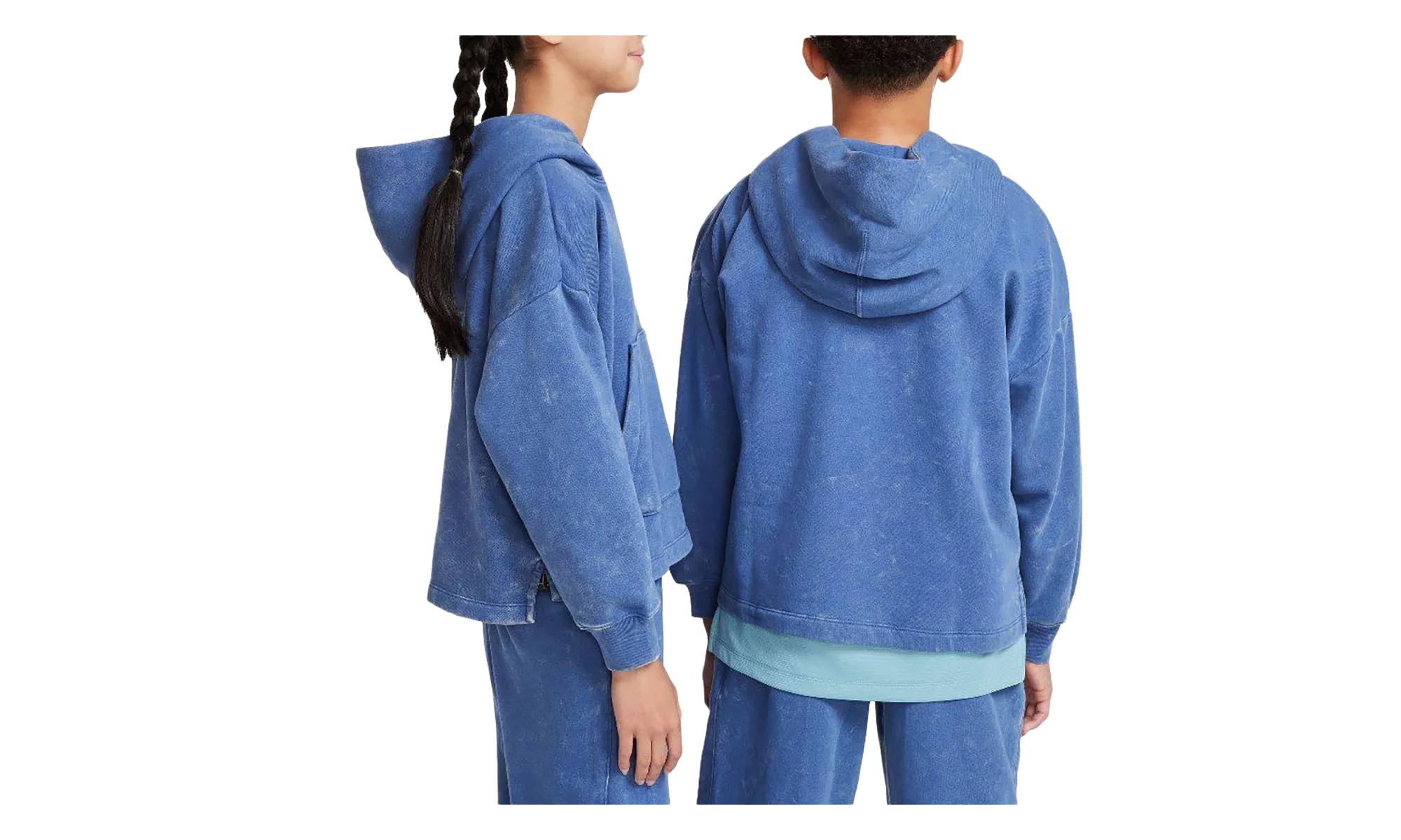 Fleece Pullover Hoodie GS "Mystic Navy" FZ5266 461